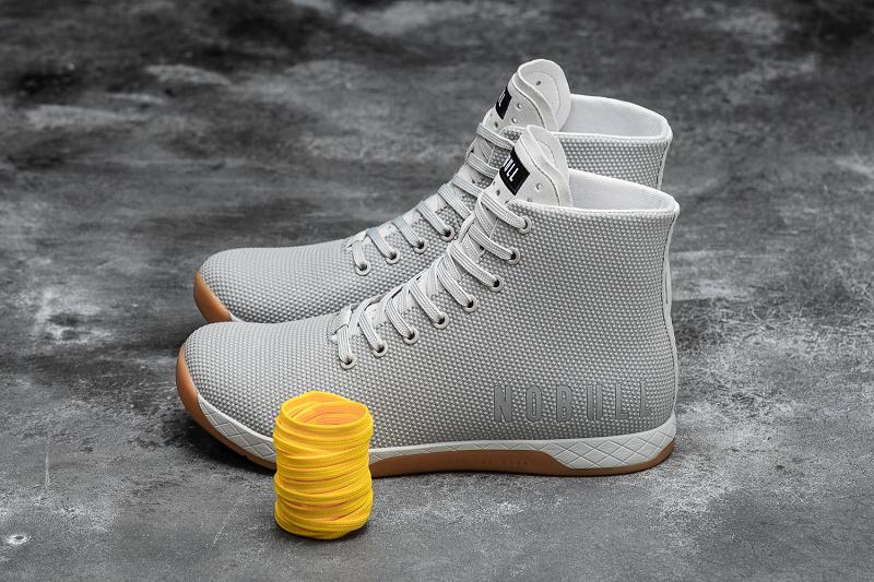 Women's Nobull High-Top Arctic Gum Trainers Grey | SG G2787S